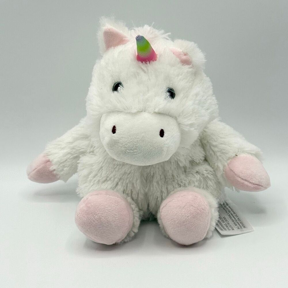 Warmies White Unicorn - 10” Small